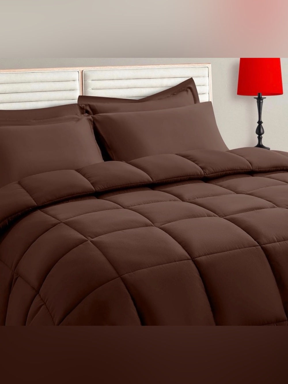 Plush Brown Comforter